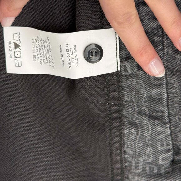 Devil-Dog Dungarees Men's Black Button Up Size Large - Picture 7 of 7